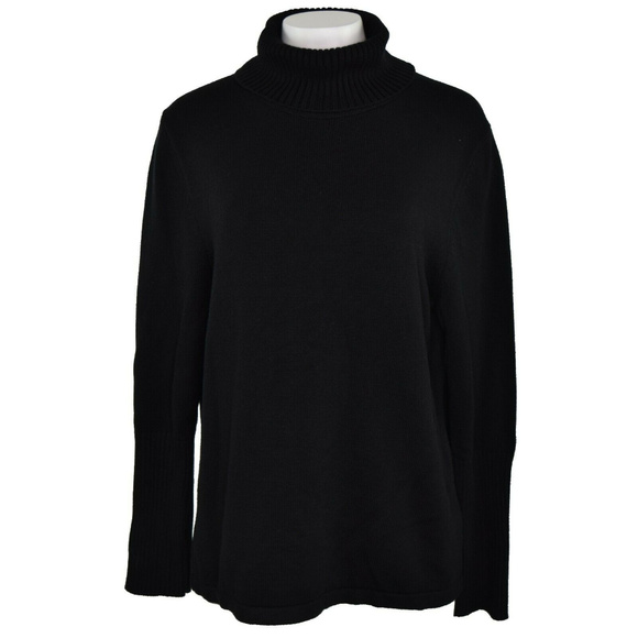 black dressy turtleneck